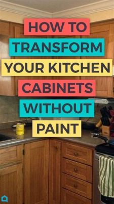 how to update kitchen cabinets without painting